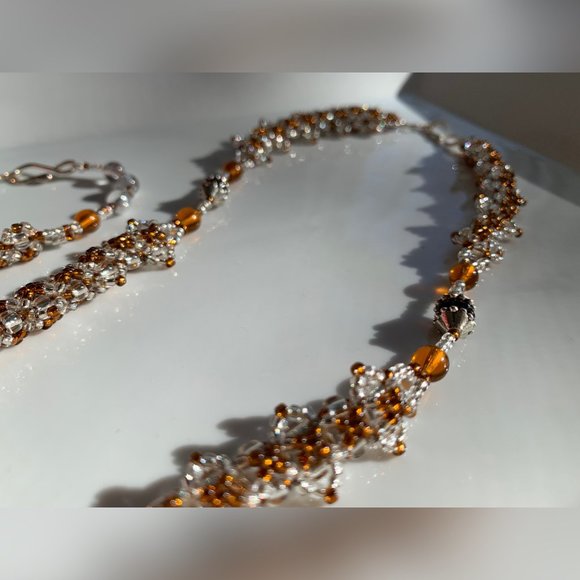 Swarovski Beaded & Crystals Handmade Set - Picture 5 of 11